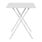 Mesa bistro cuadrada para terraza Bolero acero gris
