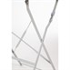 Mesa bistro cuadrada para terraza Bolero acero gris