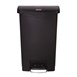 Cubo residuos Rubbermaid pedal frontal 50L negro