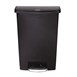 Cubo residuos Rubbermaid pedal frontal 90L negro