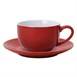 Plato Olympia para tazas de 227ml y 341ml rojo (Caja 12)