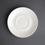 Plato Olympia para tazas de 227ml y 341ml blanco (Caja 12)