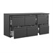Mostrador Frigorífico con 6 cajones Polar Serie U 536L