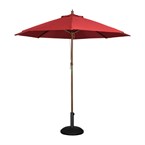 Sombrilla redonda Bolero diámetro 2,5m roja