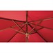 Sombrilla cuadrada Bolero 2,5m roja