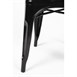Silla de acero Bolero negra (Juego 4)