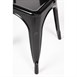 Silla de acero Bolero negra (Juego 4)