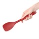 Cuchara servir de silicona roja 280mm