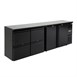 Mostrador Frigorífico con 2 puertas y 4 cajones Polar Serie U 698L