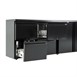 Mostrador Frigorífico con 2 puertas y 4 cajones Polar Serie U 698L