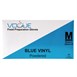 OFERTA ESPECIAL x5 Guantes de vinilo con polvo Vogue azules y soporte GRATIS