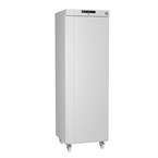 Armario frigorífico Gram una puerta exterior acero lacado blanco K410L