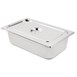 Juego cubeta Vogue acero inoxidable GN 1/1 150mm con tapa