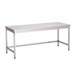 Mesa de cocina Gastro M acero inoxidable sin estante inferior sin peto 1000mm