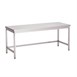 Mesa de cocina Gastro M acero inoxidable sin estante inferior sin peto 2000mm