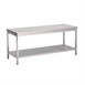 Mesa de cocina Gastro M acero inoxidable con estante inferior 1000mm