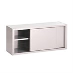 Armario alto puertas deslizantes Gastro M acero inoxidable 1400(An)x400(F)x600(Al)mm