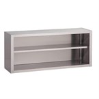 Armario alto abierto Gastro M acero inoxidable 2000(An)x400(F)x600(Al)mm
