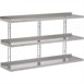 Estante de pared Gastro M acero inoxidable 1400x400mm sin soportes