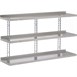 Estante de pared Gastro M acero inoxidable 1600x400mm sin soportes