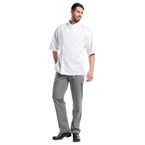Pantalones cocina Chaud Devant Grigio rayas negras y grises