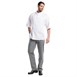 Pantalones cocina Chaud Devant Grigio rayas negras y grises