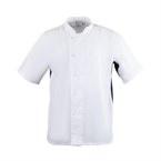 Chaqueta cocina Whites Nevada blanca y negra