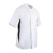 Chaqueta cocina Whites Nevada blanca y negra