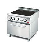 Cocina vitrocerámica 4 zonas Gastro M y horno GM70/80CFVE