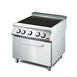 Cocina vitrocerámica 4 zonas Gastro M y horno GM70/80CFVE