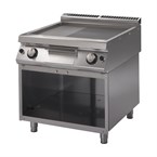 Plancha a gas 1/2 lisa 1/2 estriada Gastro M GM70/80FTRGS