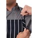 Delantal con peto Chef Works Premium azul marino rayas blancas