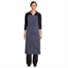 Delantal con peto Chef Works Premium azul marino rayas blancas