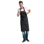 Delantal con peto Chaud Devant denim negro