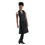 Delantal con peto Chaud Devant Barista denim negro