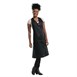 Delantal con peto Chaud Devant Barista denim negro