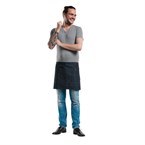 Delantal corto Chaud Devant denim azul