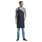 Delantal con peto Chaud Devant Skew denim azul