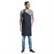 Delantal con peto Chaud Devant Skew denim azul
