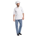 Chaqueta cocina Chaud Devant Monza manga corta blanca