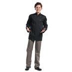Chaqueta cocina Chaud Devant Hilton Poco manga larga negra