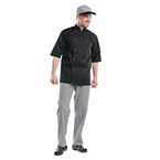 Chaqueta cocina Chaud Devant Hilton Poco manga corta negra