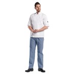 Chaqueta cocina Chaud Devant Hilton Poco manga corta blanca