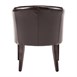 Sillones cubos Bolero símil piel marrón oscuro