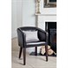 Sillones cubos Bolero símil piel marrón oscuro