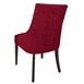 Silla de comedor roja oscura Bolero (Pack de 2)