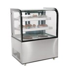 Vitrina Polar Serie G Deli frontal vidrio curvado 915mm