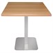 Base de mesa cuadrada Bolero acero inoxidable 40cm