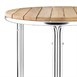 Mesa redonda para terraza Bolero 60cm fresno y aluminio