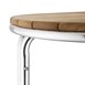 Mesa redonda para terraza Bolero 60cm fresno y aluminio